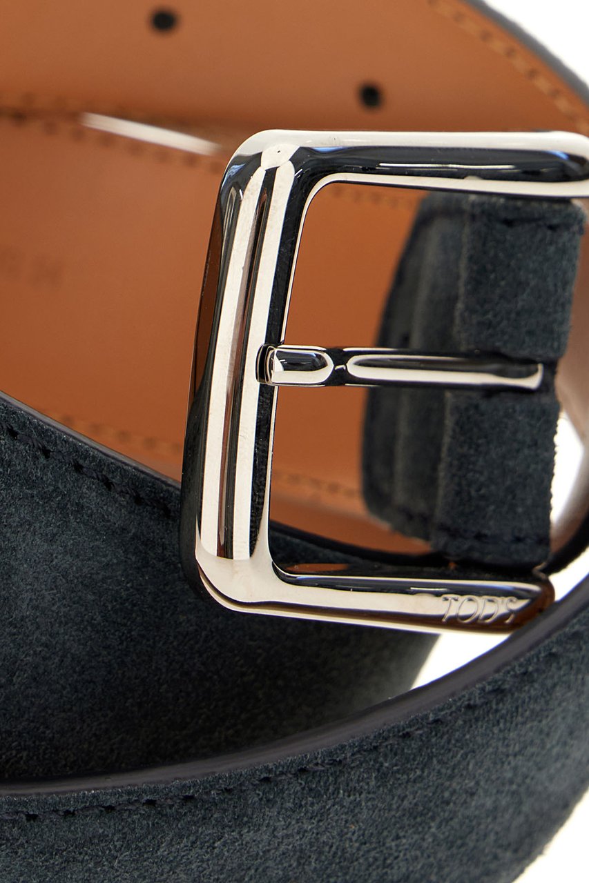 Tod's Suede belt Blauw