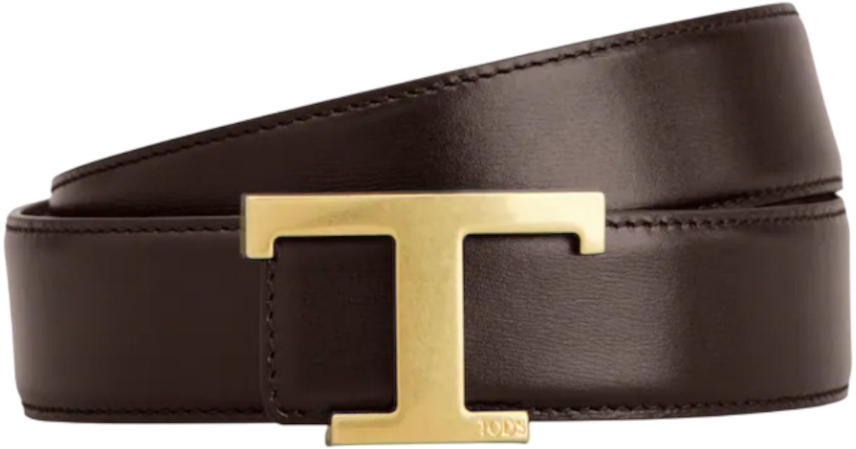 Tod's Belts Marrone Africa Nero Bruin