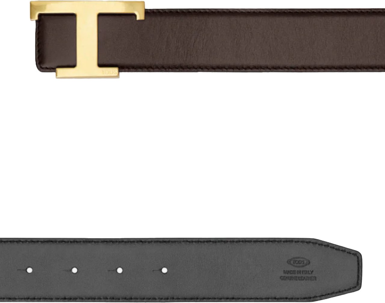 Tod's Belts Marrone Africa Nero Bruin