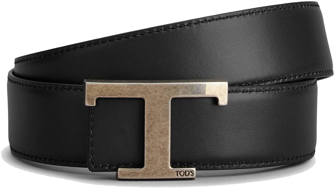 Tod's Belts Tabacco Scuro Nero Bruin