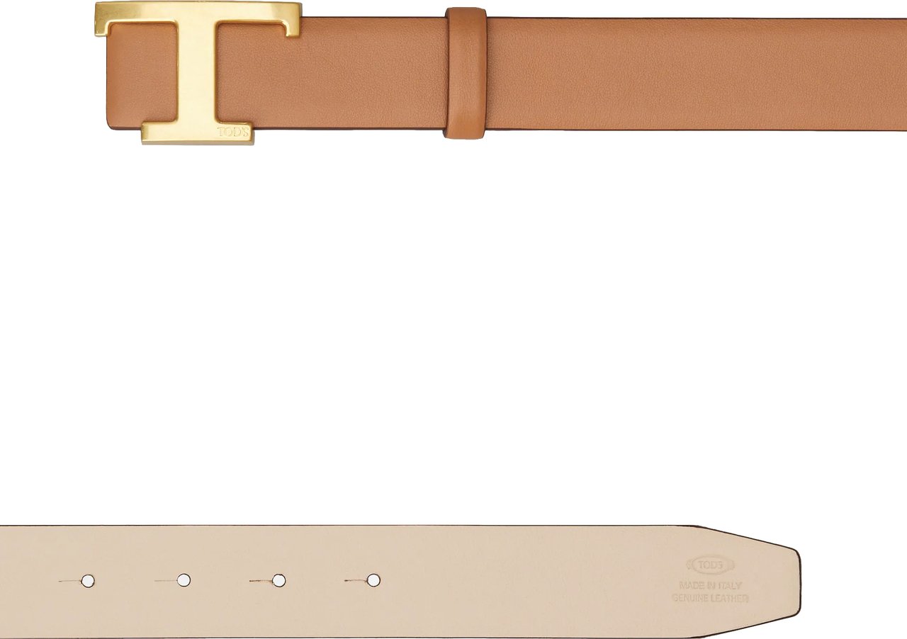 Tod's Belts Kenia Scuro+ Naturale Beige