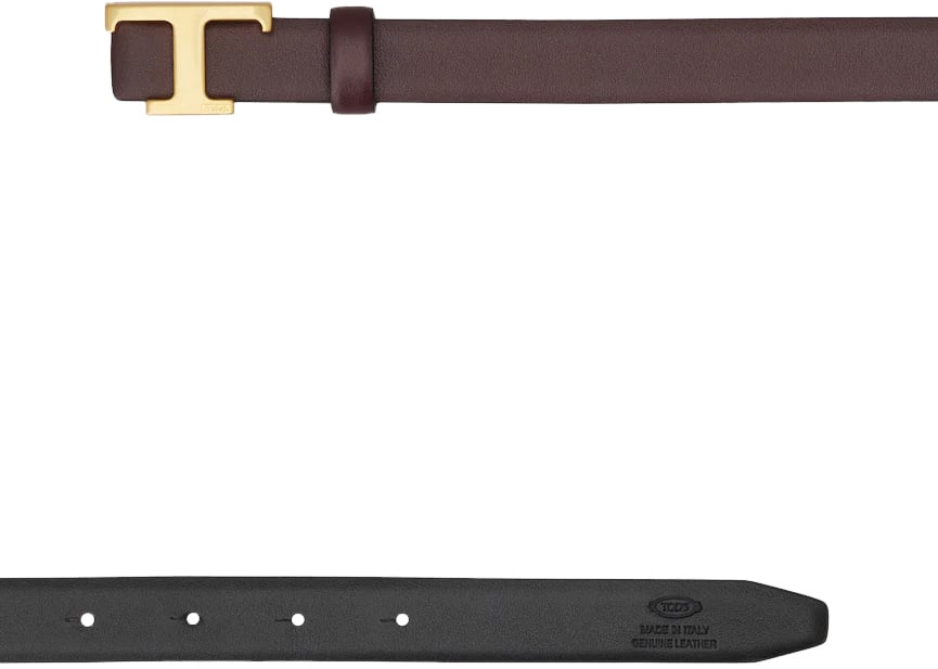 Tod's Belts Bordeauxnero Rood