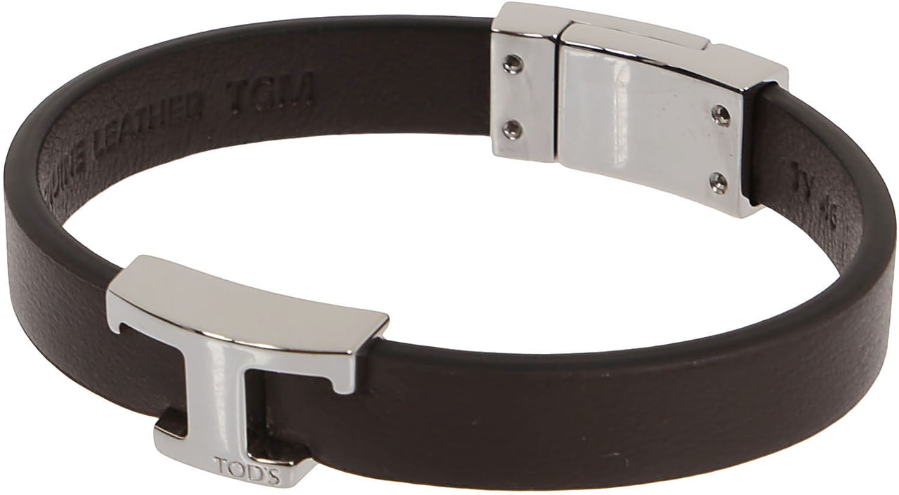 Tod's T Metal Bracialet Brown Bruin