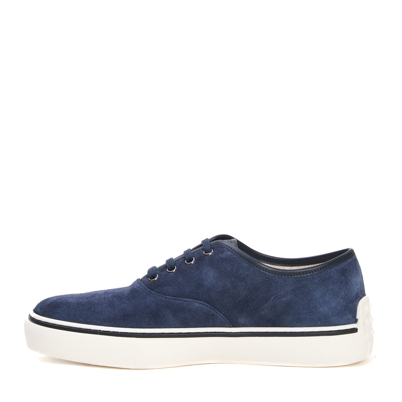 Tod's Sneakers Cassetta Camoscio Blu Blauw