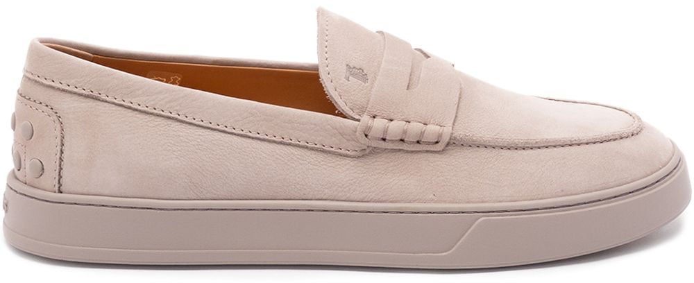 Tod's Flat Shoes Dove Grey Grijs