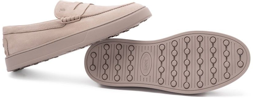 Tod's Flat Shoes Grey Taupe