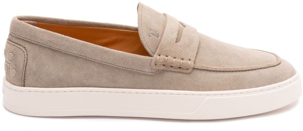 Tod's Flat Shoes Beige Beige