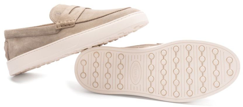 Tod's Flat Shoes Beige Beige