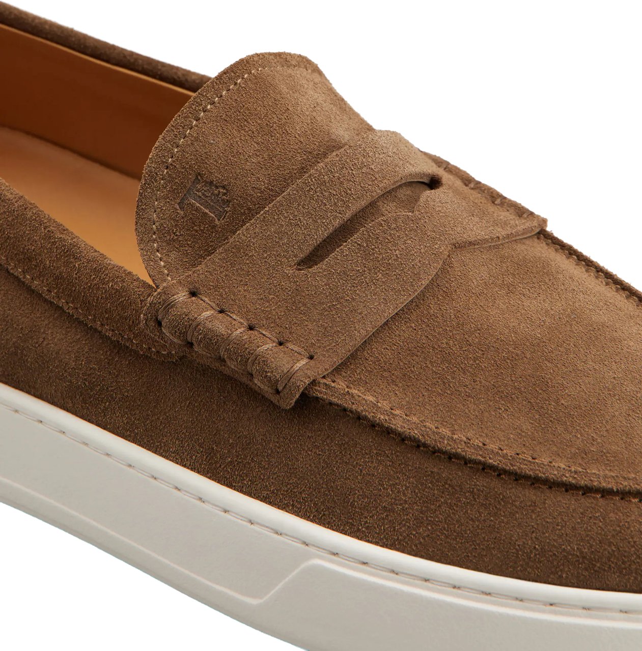 Tod's Flat Shoes Noce Chiaro Beige