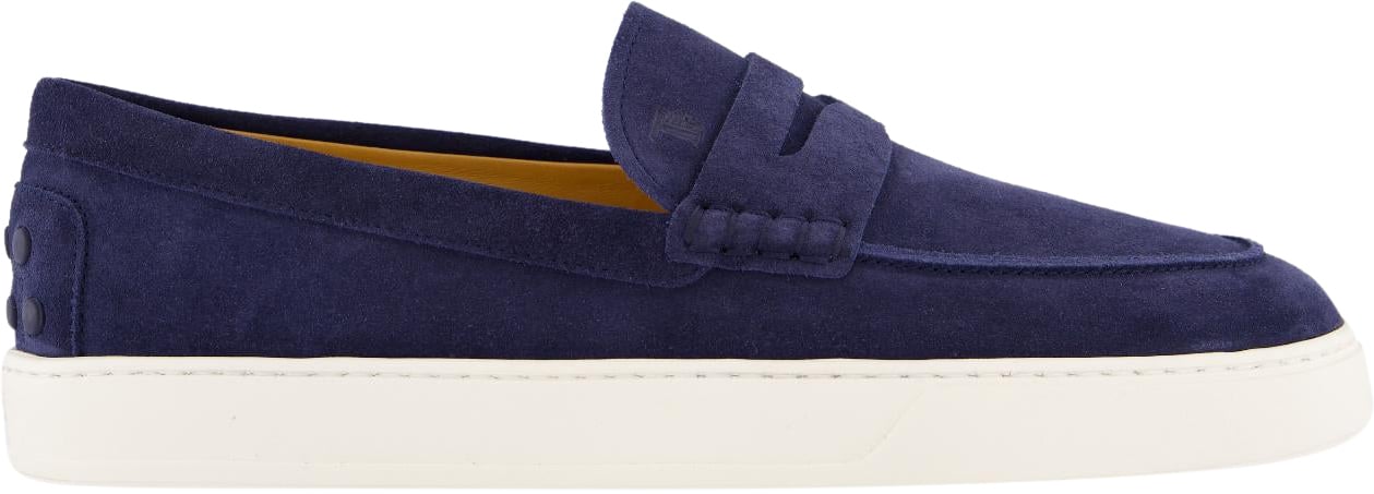 Tod's Heren Mocassino Cassetta Blauw Blauw