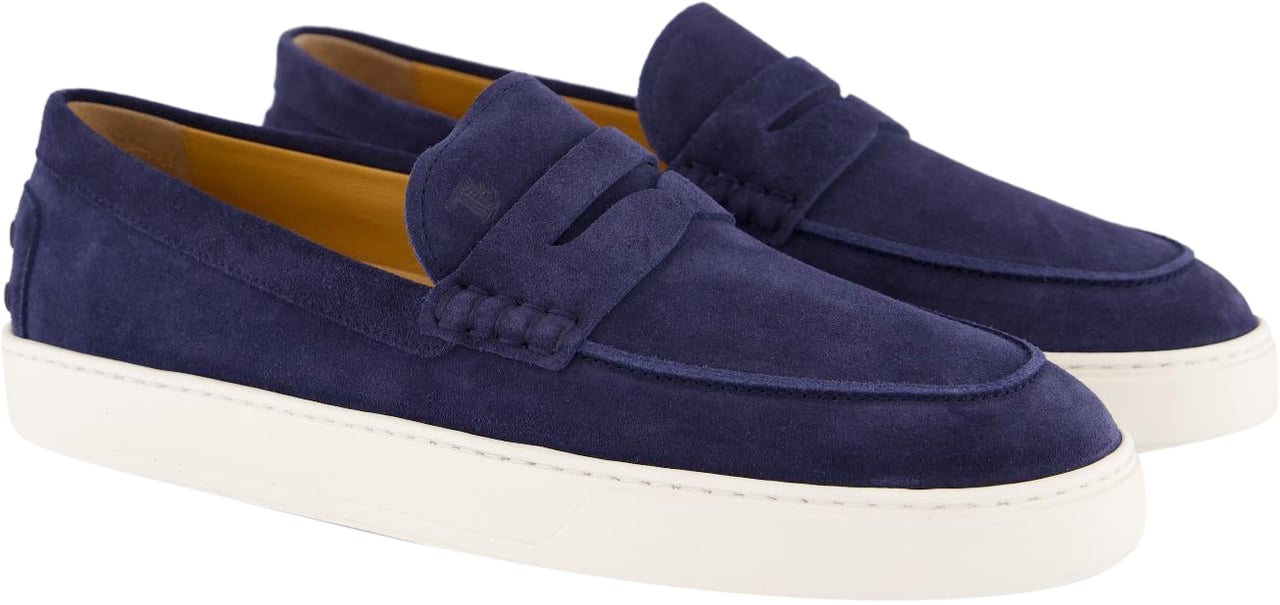 Tod's Heren Mocassino Cassetta Blauw Blauw