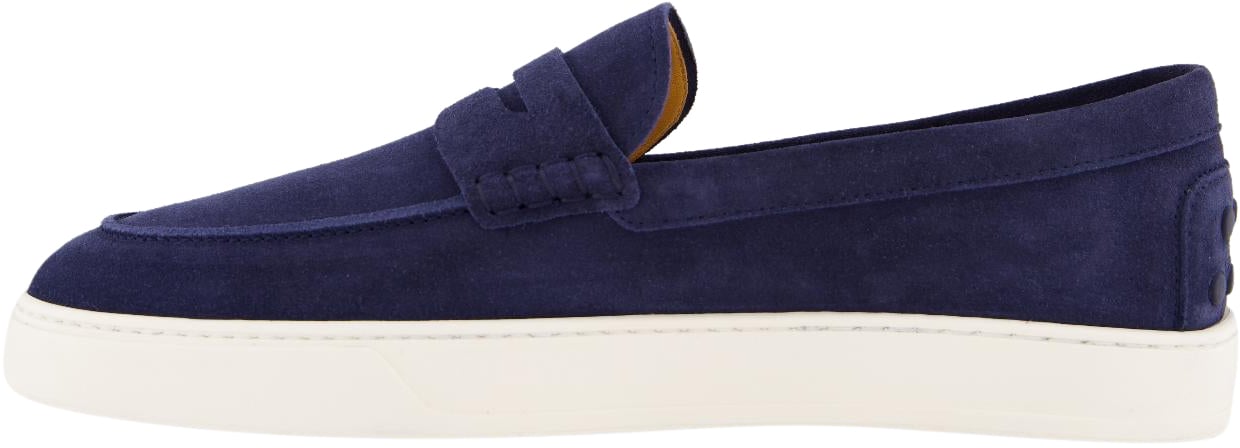 Tod's Heren Mocassino Cassetta Blauw Blauw