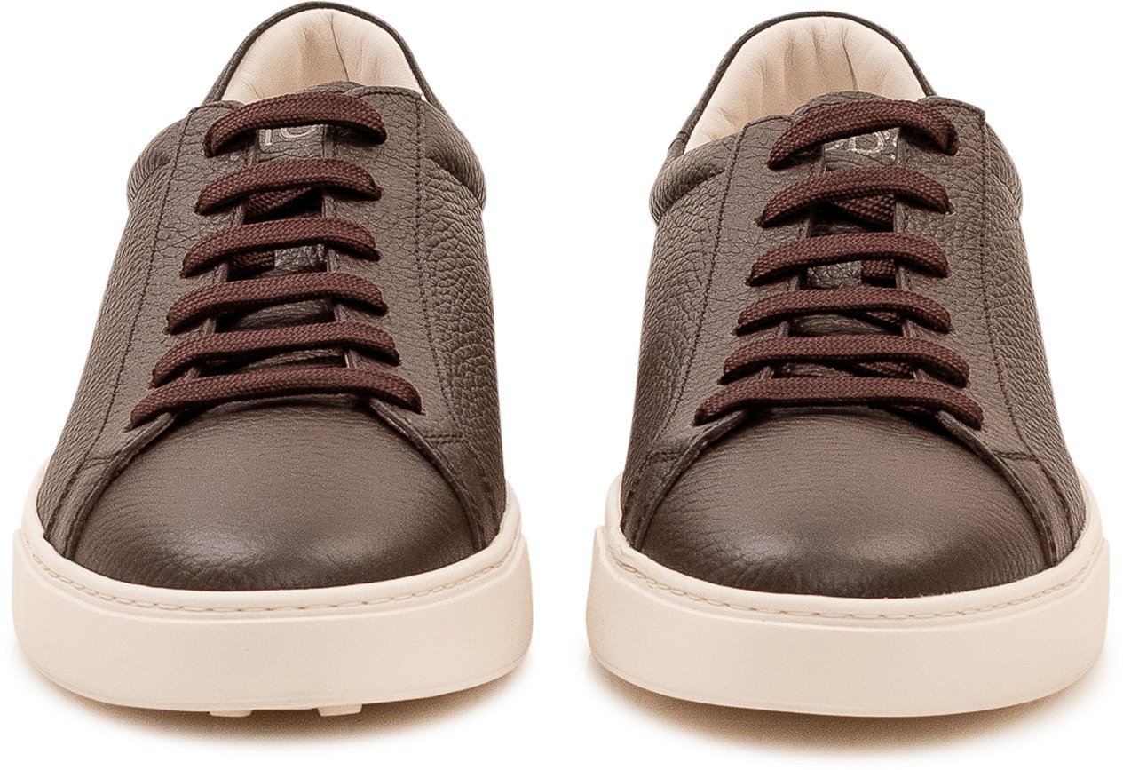 Tod's Sneakers Basse con Lacci Bruin