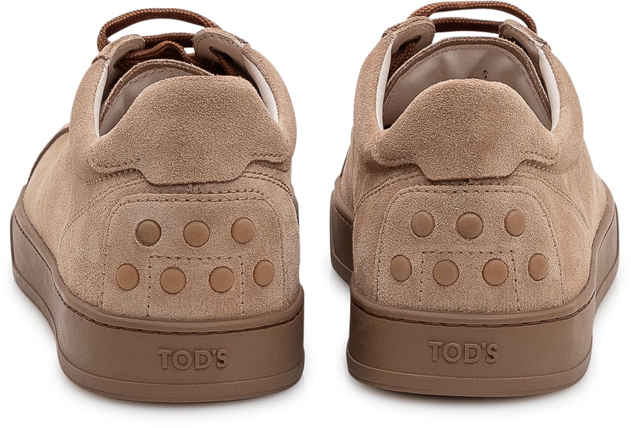 Tod's Sneakers Allacciata Cassetta Taupe