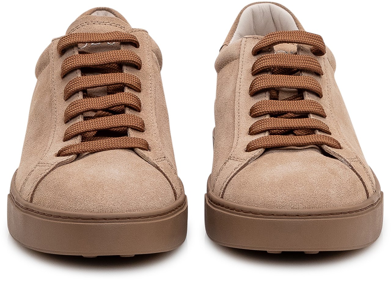 Tod's Sneakers Allacciata Cassetta Taupe