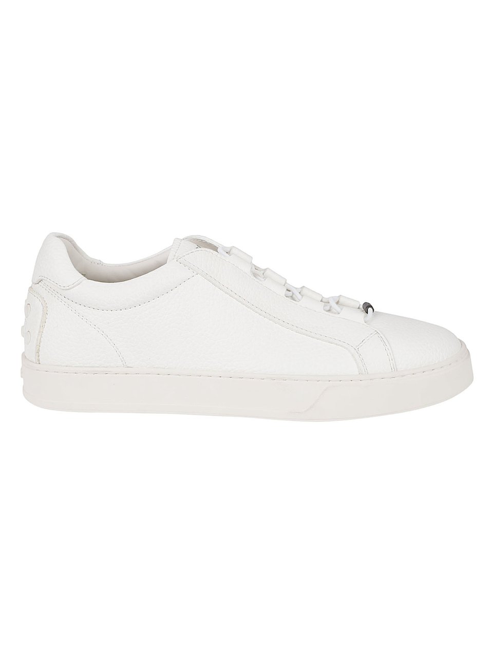 Tod's Calfskin Low-Top Sneakers Wit