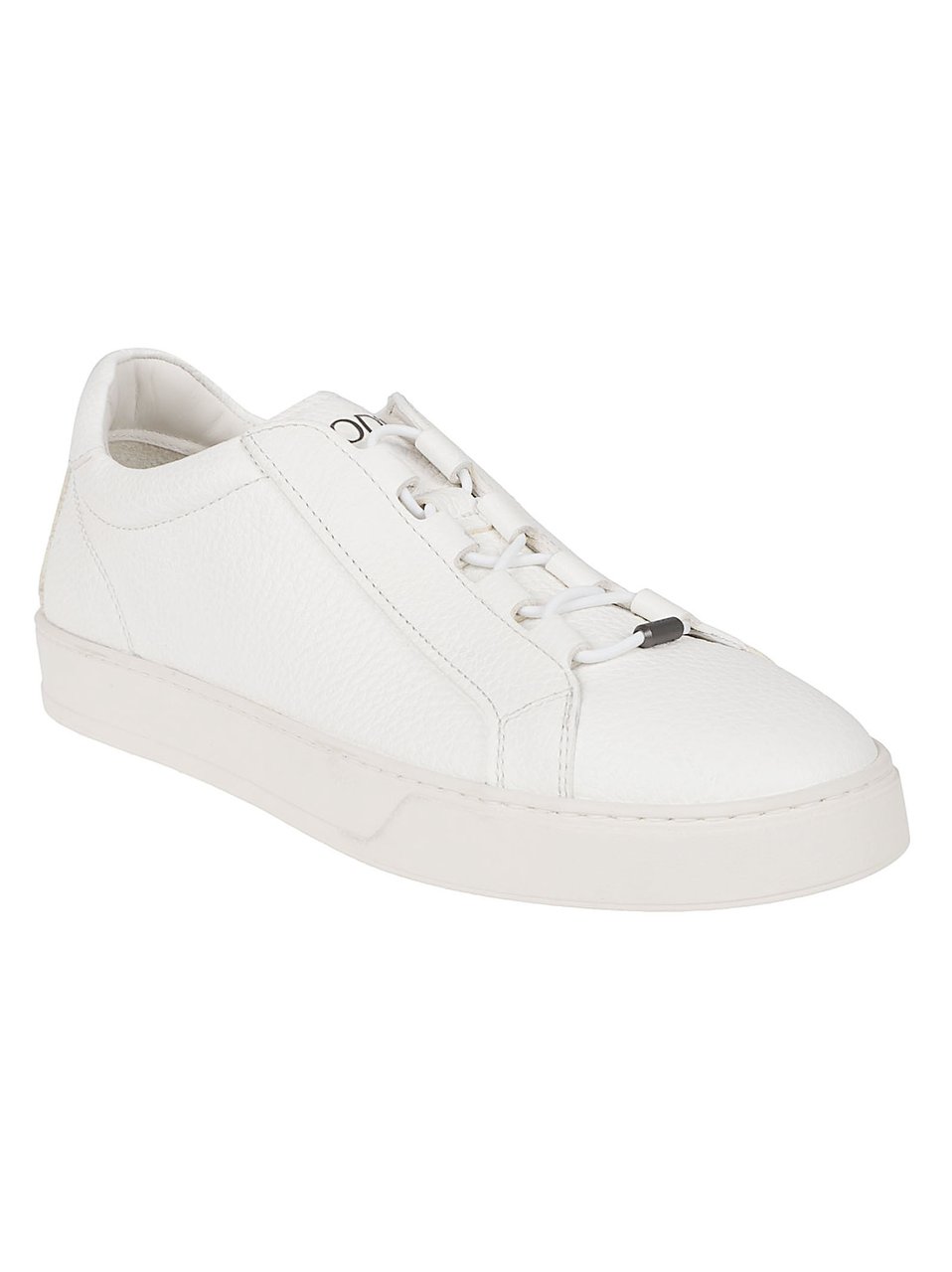 Tod's Calfskin Low-Top Sneakers Wit