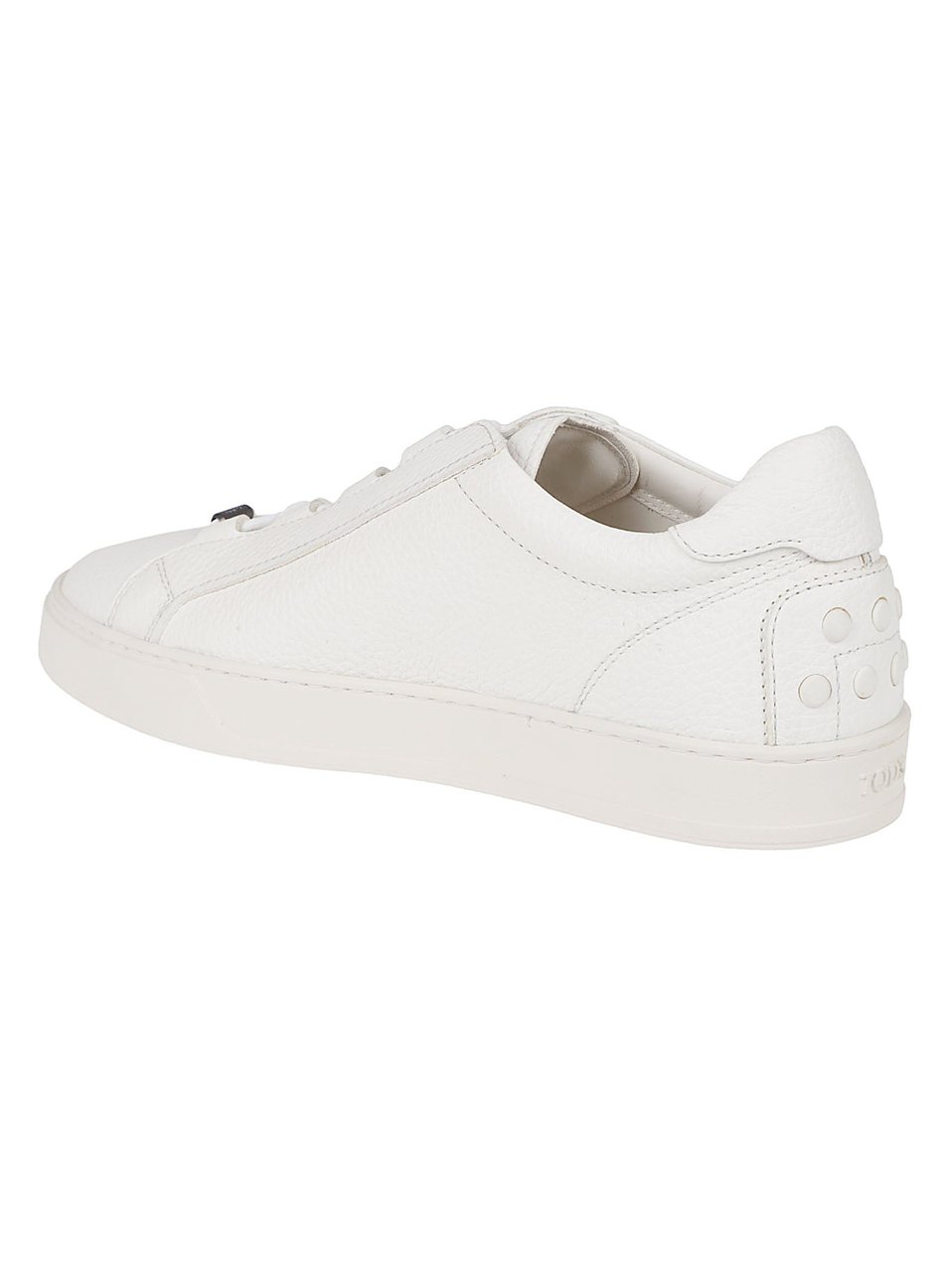 Tod's Calfskin Low-Top Sneakers Wit