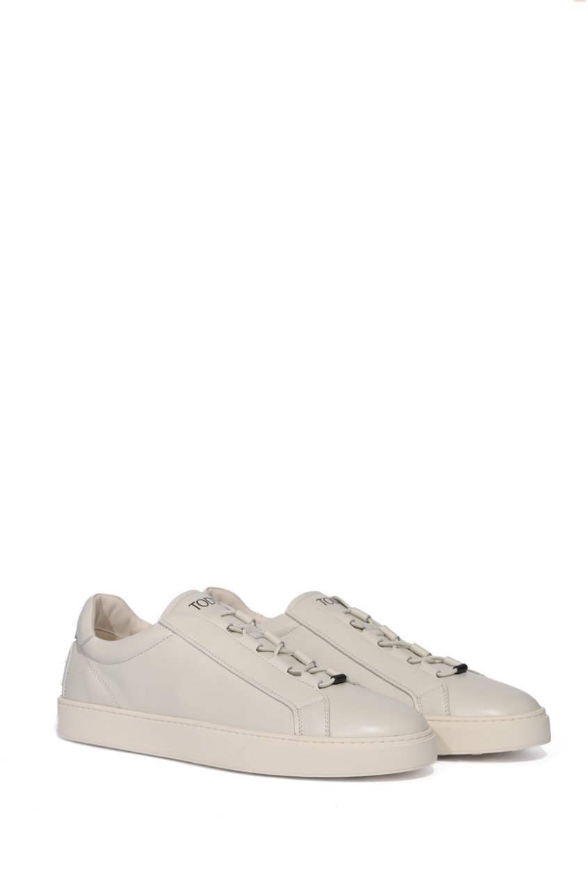 Tod's Sneakers Bianco Latte Wit