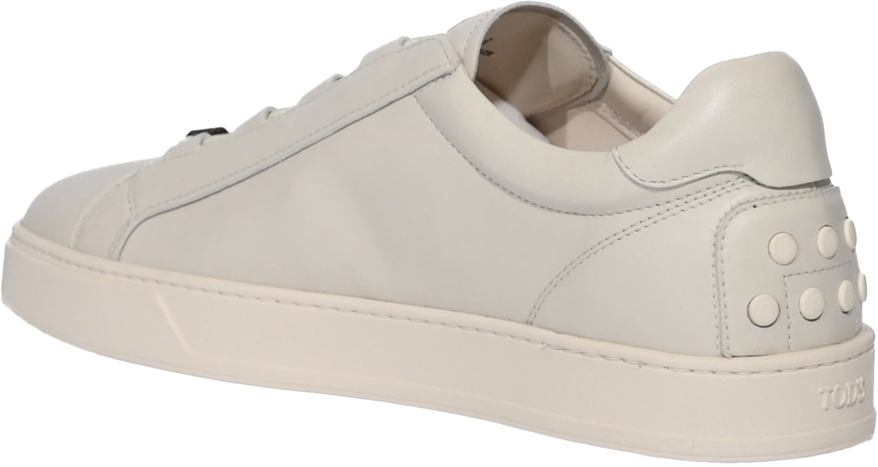 Tod's Sneakers Bianco Latte Wit