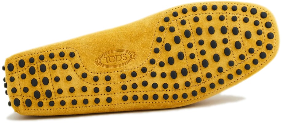 Tod's Timeless Gommini Driving Shoes Loafers Geel