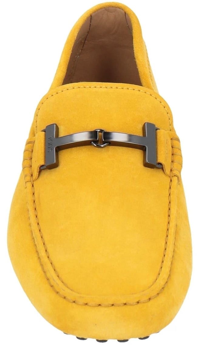 Tod's Timeless Gommini Driving Shoes Loafers Geel