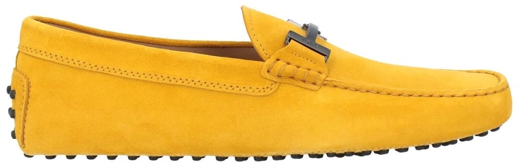 Tod's Timeless Gommini Driving Shoes Loafers Geel