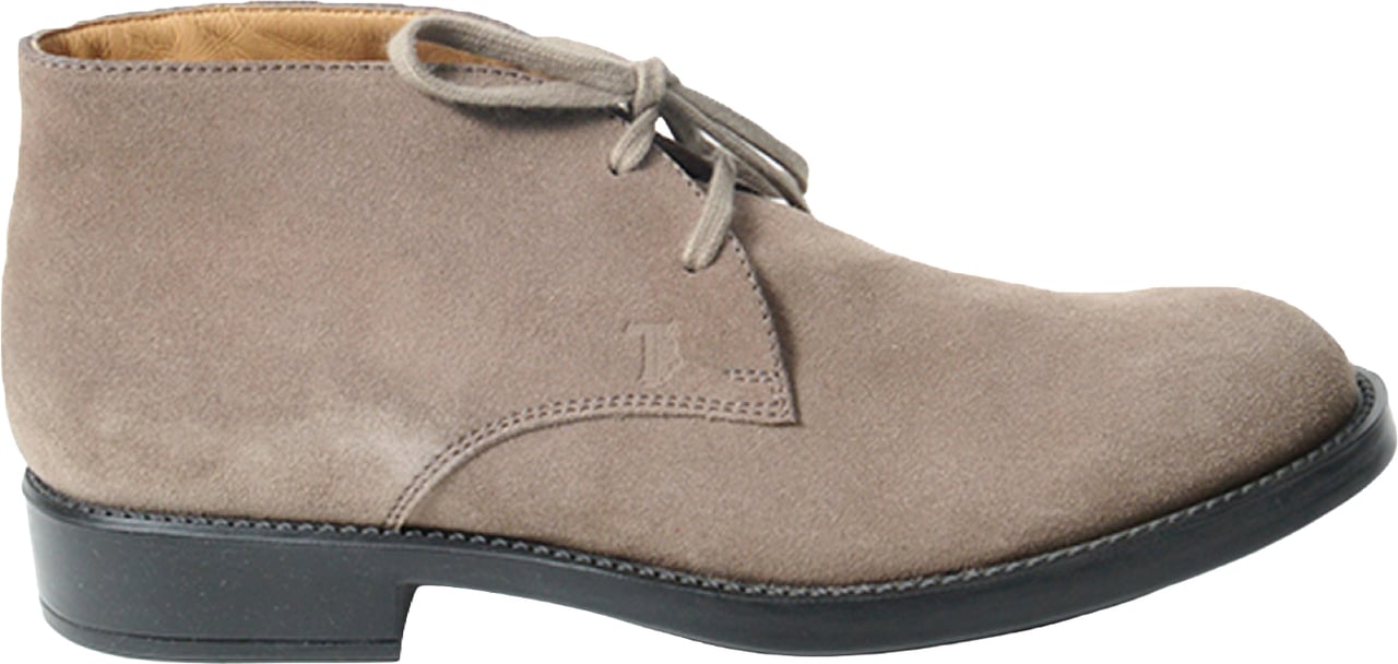 Tod's Polacca in pelle scamosciata tortora Beige