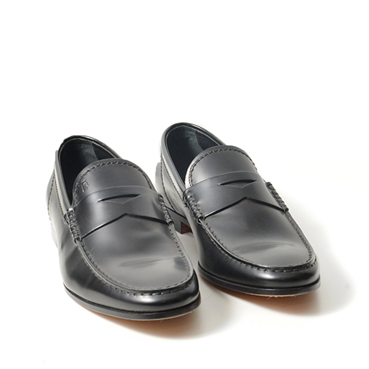 Tod's Mocassino classico in pelle nera Zwart