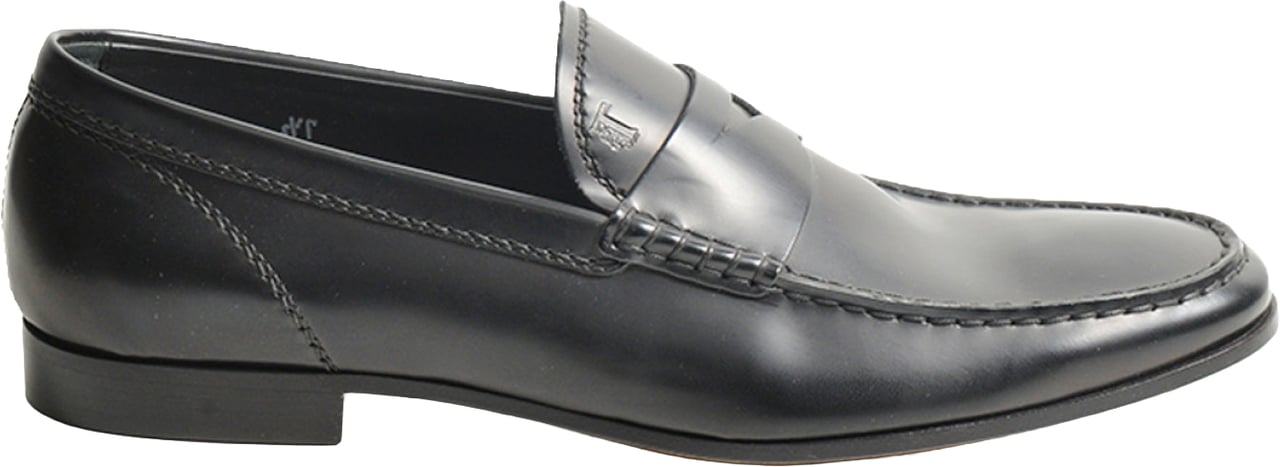 Tod's Mocassino classico in pelle nera Zwart