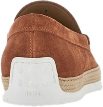 Tod's Flat Shoes Terracotta Bruin
