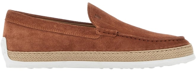 Tod's Flat Shoes Terracotta Bruin