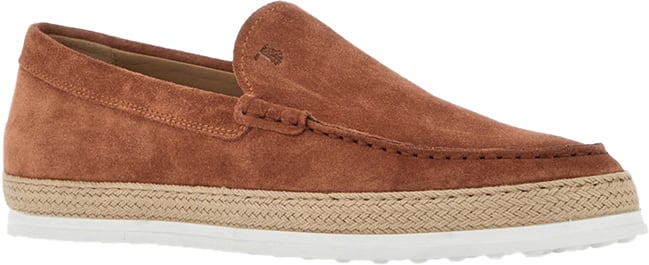 Tod's Flat Shoes Terracotta Bruin