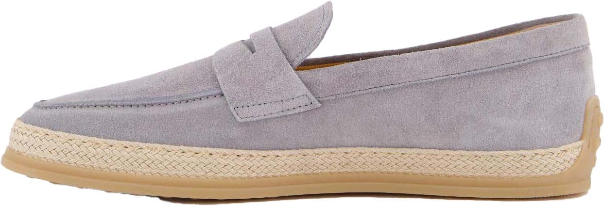 Tod's Heren Gomma Rafia Mocassin Grijs Grijs