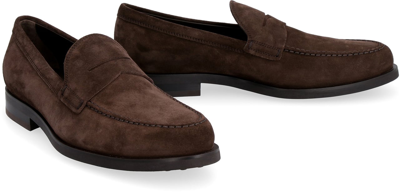 Tod's Suede loafers Bruin
