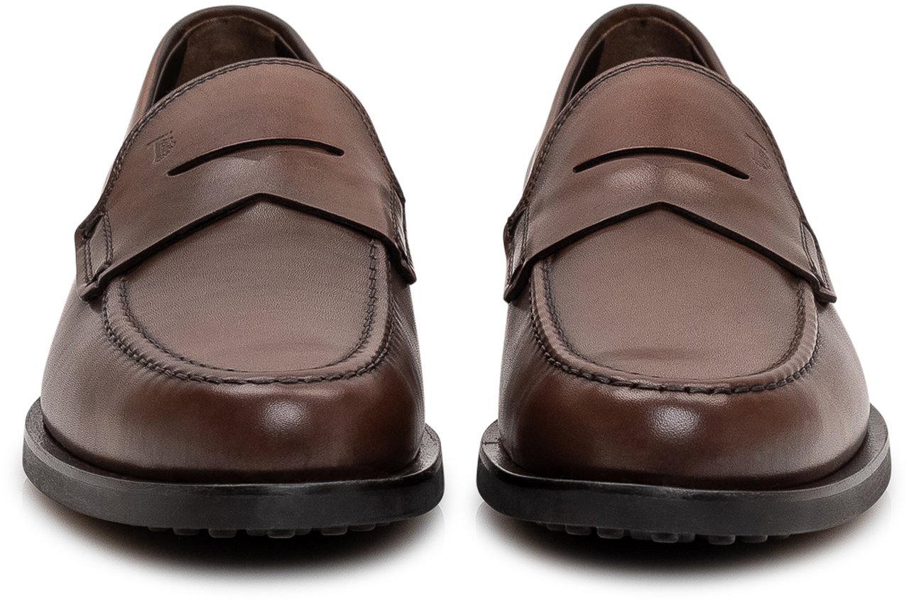 Tod's Mocassino in Pelle Bruin