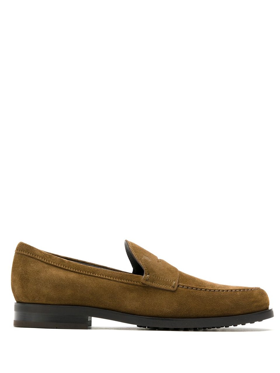 Tod's Suede Leather Loafers Zwart