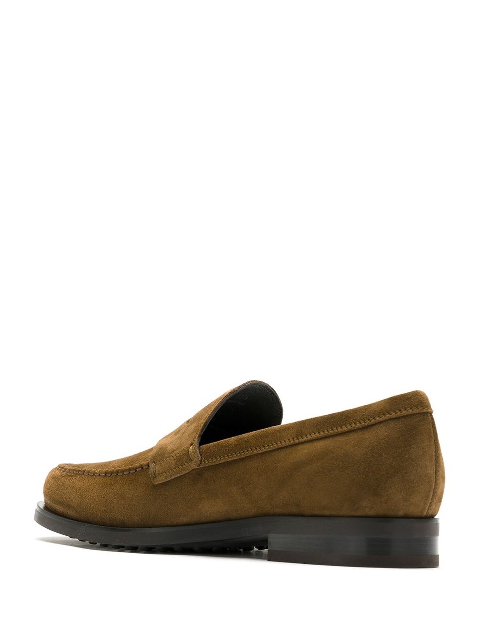 Tod's Suede Leather Loafers Zwart