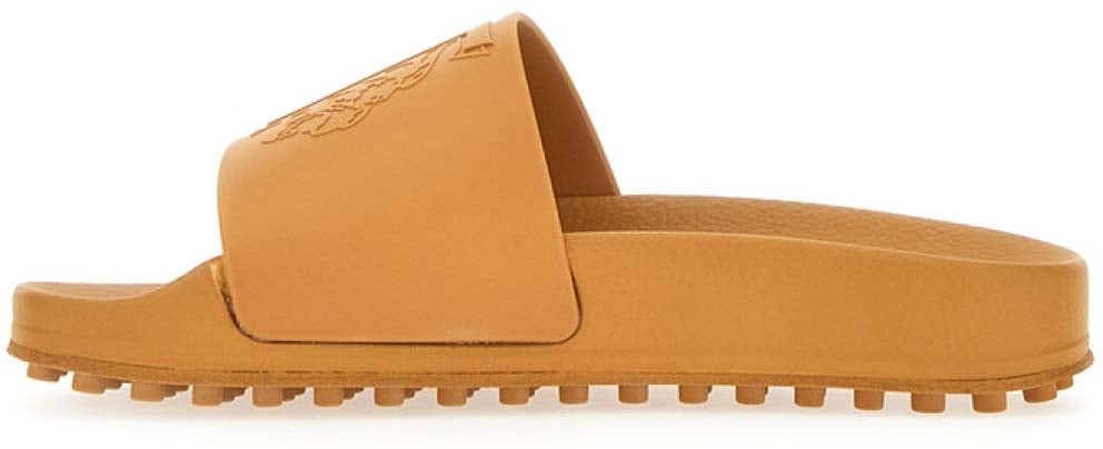 Tod's Monogram Logo Slides Sandals Geel