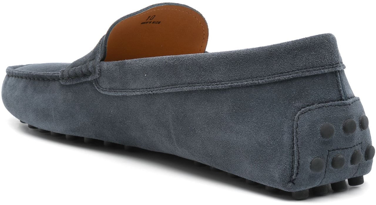 Tod's Brown Calzature Classic Soft Suede Loafers Bruin