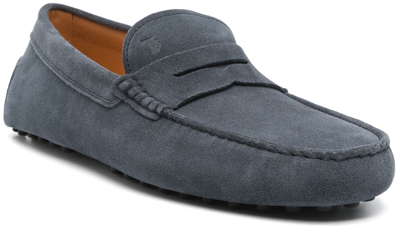 Tod's Brown Calzature Classic Soft Suede Loafers Bruin