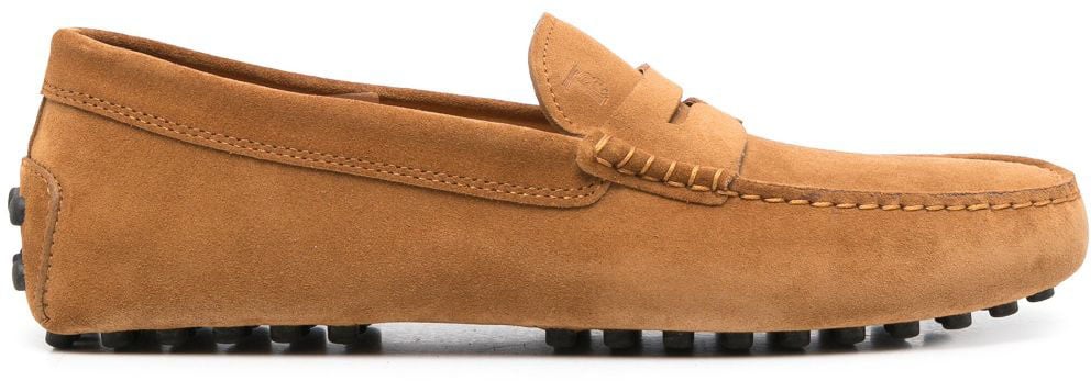 Tod's Flat Shoes Monks Robe Bruin