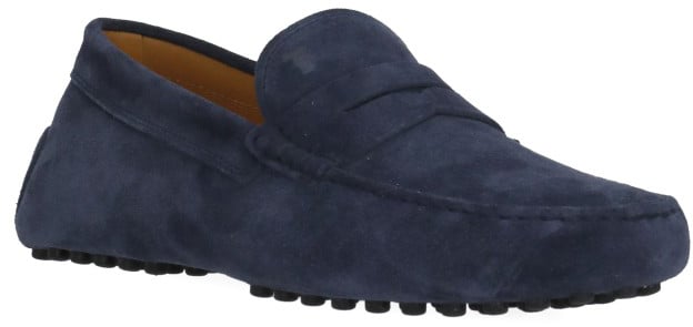 Tod's Flat Shoes Blue Navy