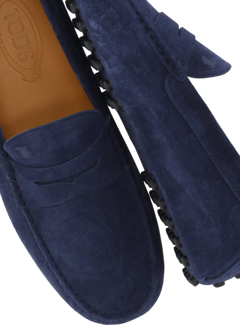 Tod's Flat Shoes Blue Navy