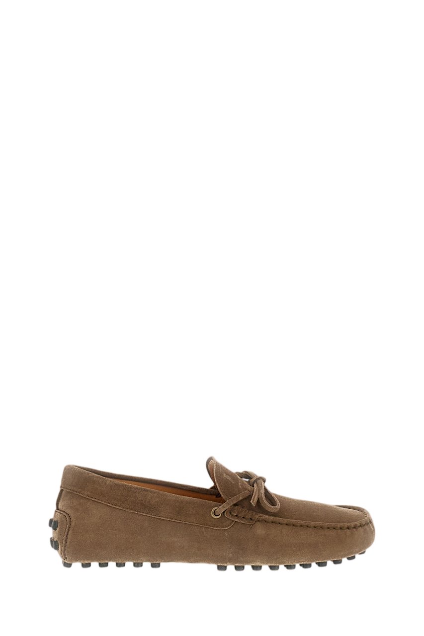 Tod's Brown Loafers with Rounded Toe Bruin