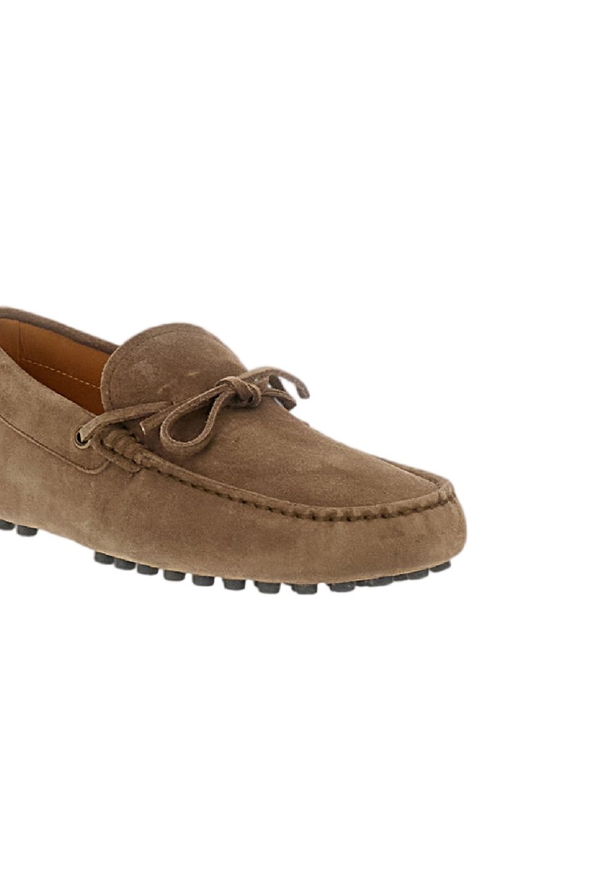 Tod's Brown Loafers with Rounded Toe Bruin