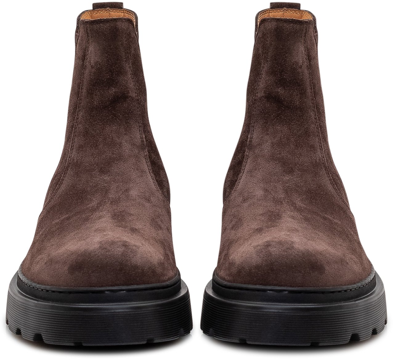 Tod's Stivaletto Chelsea in Pelle Scamosciata Bruin