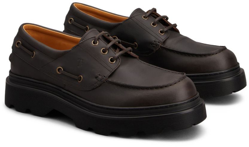 Tod's Flat Shoes Brown Bruin