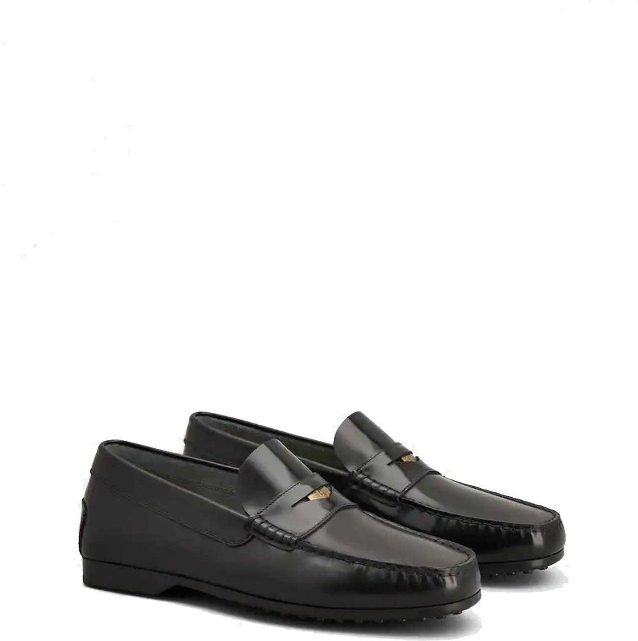Tod's Tod's Penny Leather Loafers Zwart