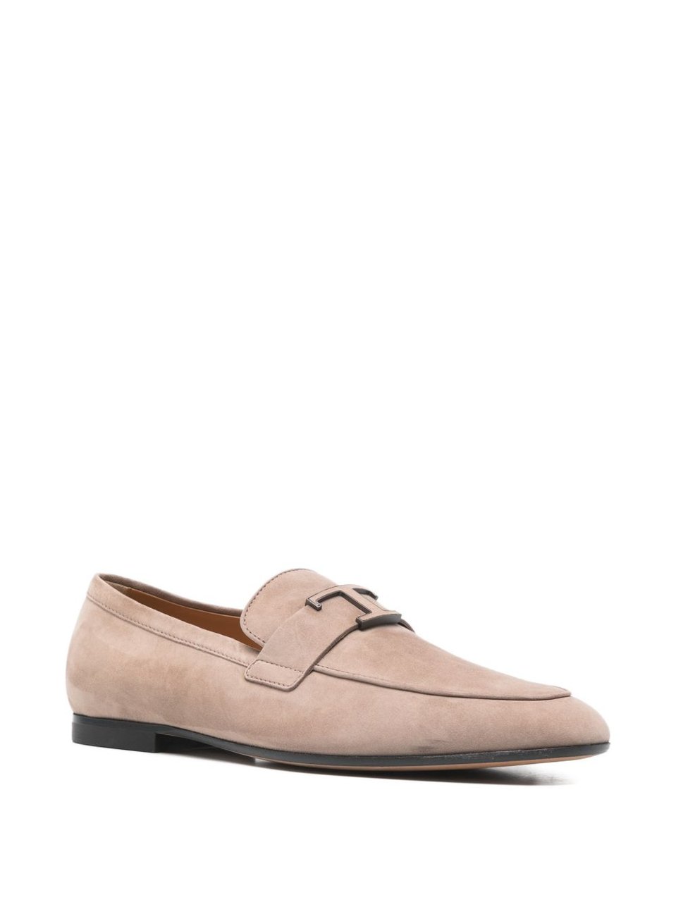 Tod's Flat Shoes Creta Chiaro Taupe